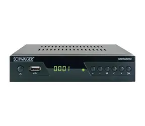 Schwaiger DSR500HD / Satelitní přijímač / DVB-S/S2 / Full HD / HDMI / USB / LED displej