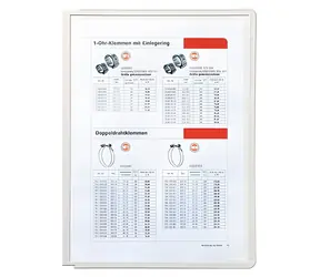 Durable Sherpa Panel A4 šedá / Přehledová deska / Polypropylen / rám