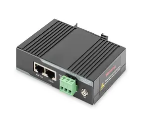 Digitus PoE injektor Gigabit 802.3af/at / PoE injektor / Gigabit Ethernet / 2x RJ-45 / 60 W