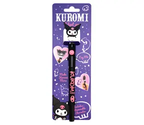 BLUESKY Kuličkové pero Kuromi Fidget / Sanrio / pohyblivá figurka / černá náplň