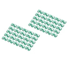 Digitus Barevné klipy pro patch kabely RJ45 zelená / Klip / Cat5e/6 / 100 ks / PVC