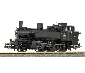 PIKO 50749 Parní lokomotiva BR 335.1 ČSD III / Měřítko H0 (1:87) / Rádius 422 mm / analogové ovládání / 14+