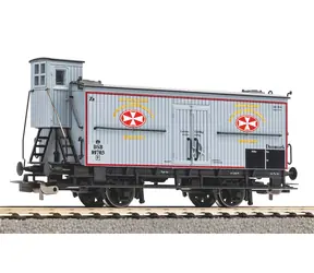 PIKO Krytý vagón na droždí DDSF 24530 / H0 (1:87) / Epocha II / Kabina brzdaře / Délka 101 mm / 14+