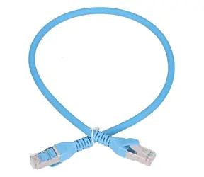 Extralink CAT6A S/FTP 0,5m modrá / Patch kabel / RJ45-RJ45 / 10Gbit/s