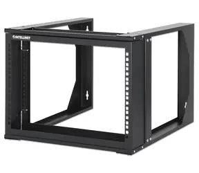 Intellinet 716178 černá / Rám do racku / 19" / 6U / Nosnost 30 kg / Hloubka 450 mm