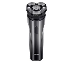 ENCHEN Blackstone Max černá, stříbrná / Holicí strojek / 3 hlavy / mokré i suché holení / USB-C / 70 min