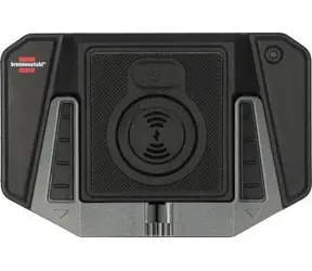 Brennenstuhl WCP 20W černá, šedá / Bezdrátová nabíječka / Qi / stojánek na telefon / USB-C kabel