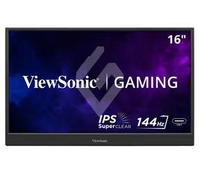 15.6" ViewSonic VX1654 černá / IPS / 1920 x 1080 / 16:9 / 6ms / USB-C / přenosný