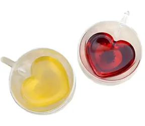 Extralink Home Hrnek ve tvaru srdce / Hrnek s dvojitou stěnou / 250 ml / borosilikátové sklo / -20 až 150 °C
