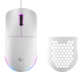 Rampage Blink bílá / Herní myš / optická / 12800 DPI / RGB / USB