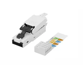 Digitus RJ45 konektor pro terénní montáž nestíněný / Konektor RJ45 / Cat6a / bez nářadí