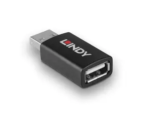 Lindy 71263 černá / USB datový blokátor / USB-A - USB-A / USB 2.0