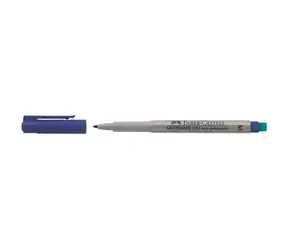 Faber-Castell Multimark M modrá / Popisovač / Nepermanentní / Vodou ředitelný / 10 ks