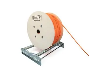 Digitus odvíjecí stojan na kabelový buben / Odvíjecí stojan na kabelové bubny / nosnost 150 kg / průměr 102-600 mm