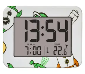 TFA 60.2044.42 design ROCKET / Digitální budík / teplota a datum / kompaktní rozměry