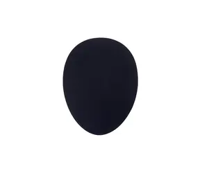BakkerElkhuizen The Egg Ergo černá / Podložka pod myš / ergonomická / 230 × 300 mm