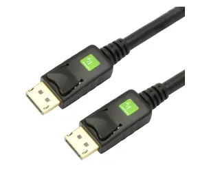 Techly ICOC-DSP-A-005 černá / Kabel DisplayPort / DisplayPort 1.2 / 0,5 m / 4K 60Hz / HDCP