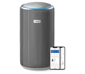 Philips AC4220/12 stříbrná / Čistička vzduchu / 600 m3/h / do 156 m2 / NanoProtect HEPA filtr / Wi-Fi