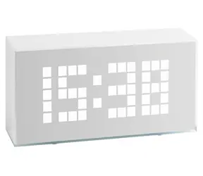 TFA 60.2012 TIME BLOCK / Digitální budík / LED displej / teploměr / IR snooze senzor