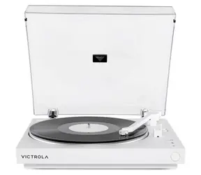 Victrola VPT-800-WHT-INT bílá / Automatický gramofon / 2 rychlostní / BT / RCA / předzesilovač