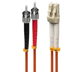 Lindy / Optický kabel / LC/ST / OM2 / Multimode / Duplex / 2 m