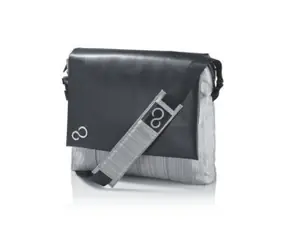 Fujitsu Messenger Bag 14" černá, šedá / Brašna na notebook / polyester / zip / 1 přihrádka