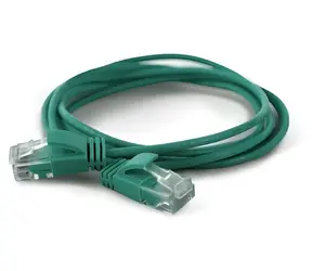 Wantec 7327 / Patch kabel / UTP Cat6a / 1m / zelená