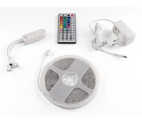 Avide LED pásek RGB 5m / LED pásek / 16W / dálkové ovládání / 12V