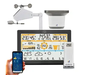 TFA 35.8106.01 / Meteostanice / bezdrátová WiFi / předpověď počasí / větroměr a srážkoměr