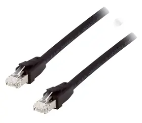 Equip Cat8.1 černá / Patch kabel / S/FTP / 2x RJ-45 / 3 m / 40GBase-T / LSZH