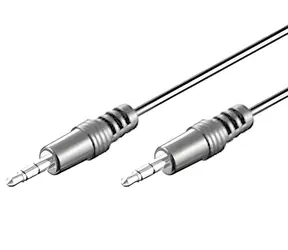 MediaRange / Audio kabel Jack 3,5 mm / 1 m / černý