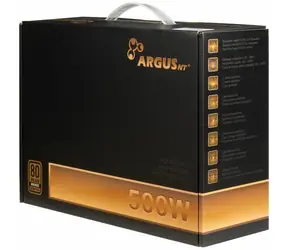 Inter-Tech Argus BPS-500 / Zdroj / 500 W / 80 PLUS / ATX / 12cm ventilátor