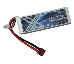 AMEWI Baterie LiPo 3S 11,1V 1800mAh / 40C/80C / Softcase / konektor T