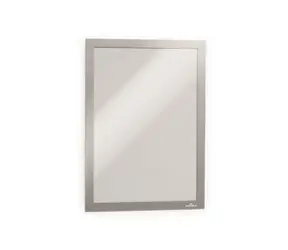 Durable Duraframe A4 stříbrná / Prezentační rám / Magnetický / Samolepicí / 1 ks