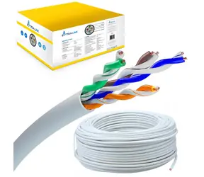 Extralink Cat5e U/UTP šedý / Instalační kabel / 305 m / cívka / vnitřní