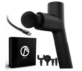 Extralink Gymgun Fit 2.0 Lite / Masážní pistole / 4 hlavice / 6 úrovní intenzity / 2000 mAh