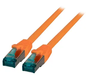 EFB Patch kabel Cat6A S/FTP oranžová / Patch kabel / RJ-45 / 1,5 m / 10 Gigabit Ethernet / LSZH