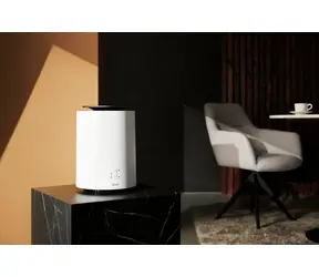 Duux DXCH08 Threesixty 2 SMART bílá / Horkovzdušný ventilátor / 1800 W / 2 rychlosti / WiFi / 46 dB
