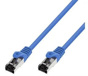 Extralink Patch kabel Cat.8.1 modrá / Patch kabel / S/FTP / 2 m / 40 Gbit/s