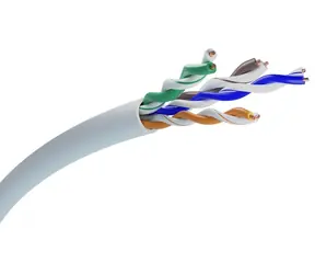 Extralink CAT5E U/UTP V2 25m / Síťový kabel / vnitřní / 100% měď / 24 AWG / PoE