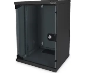 Digitus DN-10-SET-2-B černá / Nástěnná síťová skříň / 10" / 9U / 312x300 mm / IP20