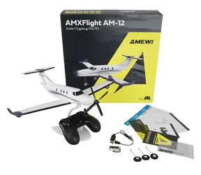 AMEWI RC letadlo AMXFlight AM-12 / 45 cm rozpětí / 6 kanálů / RTF / 2.4GHz / od 14 let