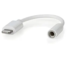 Nedis CCGB39950WT01 / Audio adaptér / Lightning 8-pin (M) - 3,5mm Jack (F) / 0,10 m / PVC