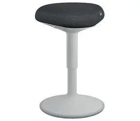 Leitz Ergo světle šedá / Balanční stolička / pneumatické nastavení výšky 47-64 cm / nosnost 110 kg
