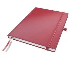LEITZ Zápisník Complete červená / A4 / Čtverečkovaný / 96 g/m2