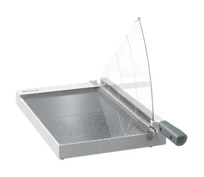 Leitz Precision Office A4+ antracit / Páková řezačka papíru / A4 Maxi / 15 listů / sklo / 80 g/m2