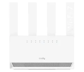 Cudy WR3600E BE3600 / Router / Wi-Fi 7 Mesh / Dual-band / 2,4 GHz 688 Mbit/s / 5 GHz 2882 Mbit/s / 3x LAN