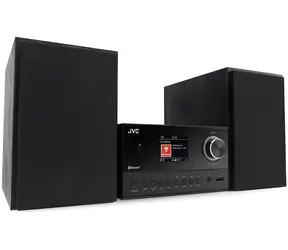 JVC UX-E225B černá / Mikrověž / CD / Bluetooth 5.3 / FM tuner / 30 W