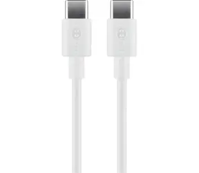 Goobay 66315 bílá / Nabíjecí a synchronizační kabel USB-C / 0,5 m