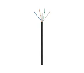 Goobay síťový kabel CAT6 venkovní černý / Síťový kabel / U/UTP / 100 m